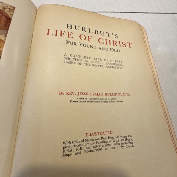 Antique 1915 Hurlbut's Life of Christ for Young and Old (Illustrated) - Picture 9 of 16